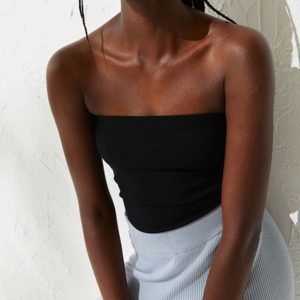 womens H&M black tube top size medium